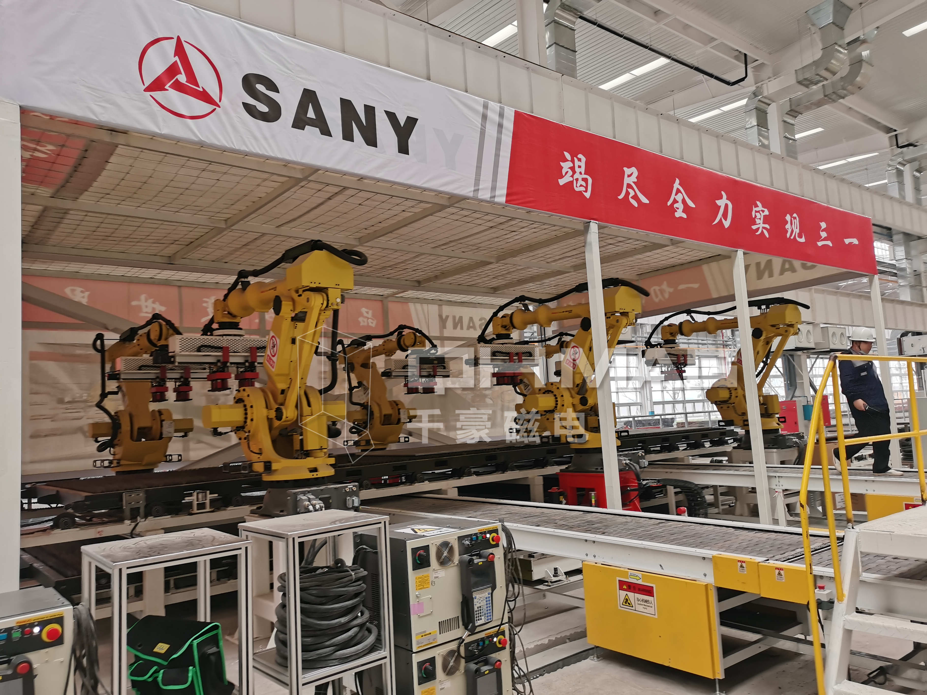 自動(dòng)化電永磁鐵搬運(yùn)應(yīng)用—千豪磁電